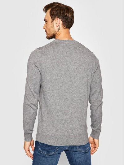 Lyle & Scott Pullover Mens Grey Casual Smart Sweatshirt Jumper Long Sleeve