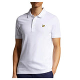 Lyle & Scott men's plain polo white t-shirt crew neck