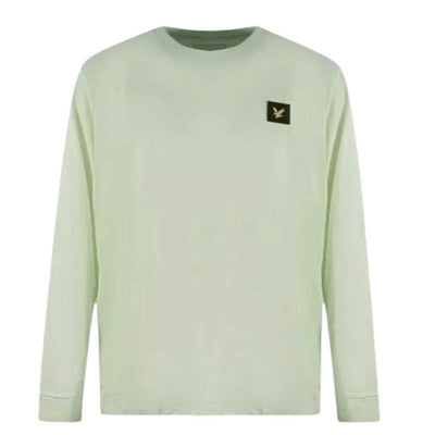 Lyle & Scott Men's Patch Logo Long Sleeve T-Shirt - Casual Top