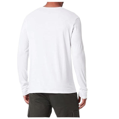 jack & jones men's jjandy 2 pack long sleeve tee navy/white