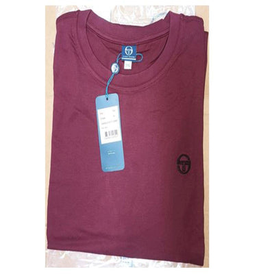 Sergio Tacchini mens tee red/black  crew neck t-shirt