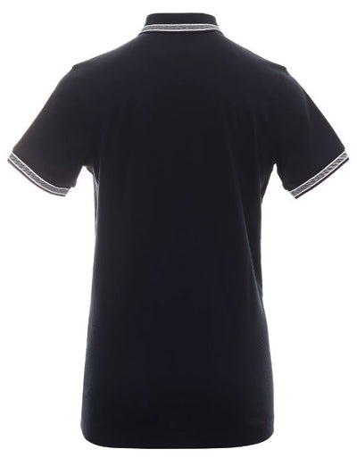 Boss Paddy Tipped Natural  Dark Blue Polo T-Shirt