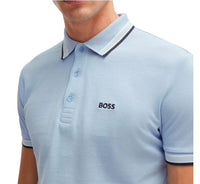 Boss Paddy Tipped  Natural Light Blue  Polo T-Shirt
