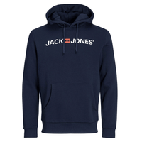 JACK & JONES Navy Blazer Hoodie - Men's Casual Logo Sweatshirt Pullover