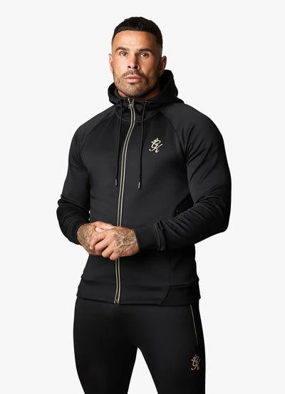 GYM KING ZIP SUIT BLACK/GOLD TST