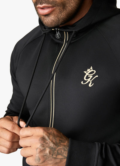 GYM KING ZIP SUIT BLACK/GOLD TST