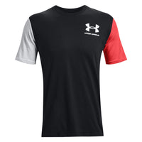 Under Armour  SPORT TEE BLACK/RED/WHI