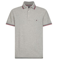 TOMMY HILFIGER CORE TIPPED POLO GREY