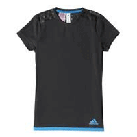 ADIDAS YOUTH CLIMACHILL TEE BLACK