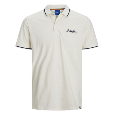 JACK & JONES JORTONS POLO TOP CLOUD DANCER