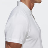 Adidas Men's  Polo White Shirt -Short Sleeve Sportswear