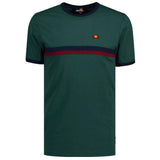 Ellesse Lascio Tee Dark Green Men's Casual T-Shirt Short Sleeve Cotton Top