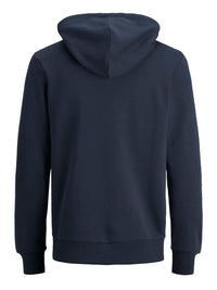 JACK & JONES Navy Blazer Hoodie - Men's Casual Logo Sweatshirt Pullover