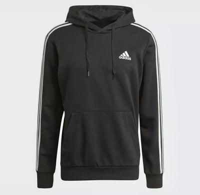 Adidas Hoodie Mens Black Gym Pullover Long Sleeve Hoodie Running Top