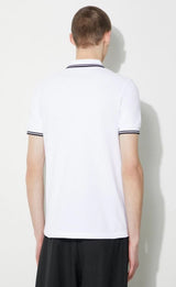 Fred Perry White/Black Twin Tipped Polo Stylish Men's Polo