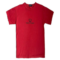 Fred Perry Embroidered Tee Washed Red Casual Men's T-Shirt