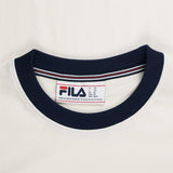 FILA Marconi Tee Cream/Navy Men's Retro Sportswear T-Shirt