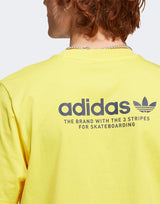 Adidas Classic Casual Tee Yellow Men's T- Shirt