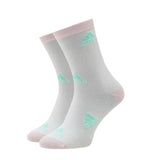 Adidas Kids Socks 3 Packs Girls Socks Casual White/Pink Socks 70% Cotton Socks