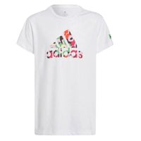 Adidas Youth AR MMK Tee White Kids Athletic T-Shirt Crewneck Short Sleeve