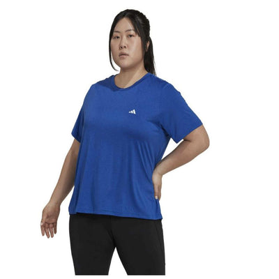 Adidas Women's Minimal Tee Royal Blue Casual T-Shirt Short Sleeve