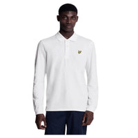 Lyle & Scott Men's long sleeve classic polo White