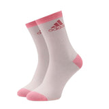 Adidas Kids Socks 3 Packs Girls Socks Casual White/Pink Socks 70% Cotton Socks