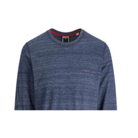 jack & jones jcoberg long sleeve t-shirt navy men's fashion casual top