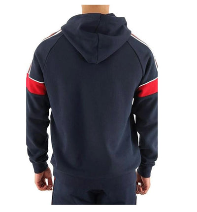 Sergio Tacchini Men's Dealtry Hoody Navy/White Athletic Hooded Sweatshirt