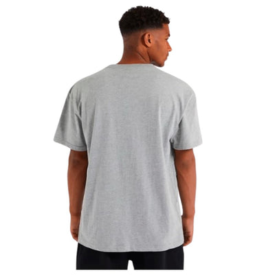 ELLESSE Columbia Tee Grey Marl Stylish Men's Crew Neck T-Shirt with Logo