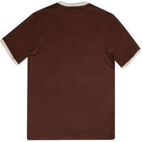 FILA Marconi Tee Brown/Orange Men's Retro T-Shirt