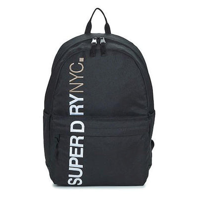 Superdry NYC Montana Backpack Black - Stylish Durable Travel Bag