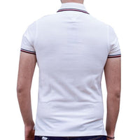 TOMMY HILFIGER CORE TIPPED POLO WHITE