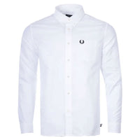 Fred Perry White Oxford Shirt Stylish Men's Smart Casual shirt