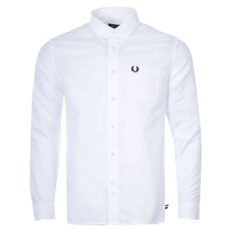 Fred Perry White Oxford Shirt Stylish Men's Smart Casual shirt