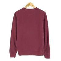 LYLE & SCOTT Crew Sweatshirt Claret Red Men's Casual Pullover Jumper Top