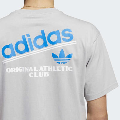 Adidas OG Athl Club Tee Grey - Classic Athletic Crewneck Shirt