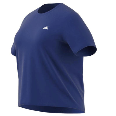 Adidas Women's Minimal Tee Royal Blue Casual T-Shirt Short Sleeve