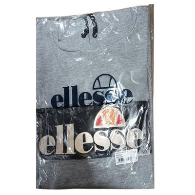 ELLESSE Caslino OH Hoody Grey Marl Men's Casual Pullover Hoodie Sweatshirt