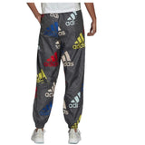 Adidas AOP Multi Color Logo Grey MEN'S & Women's Athletic Workout Pants