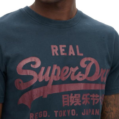 Superdry Herren Classic VI Graphic T-Shirt - Men’s Casual Logo Tee