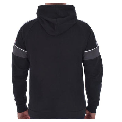 Sergio Tacchini Men's Dealtry Hoody Black/White Athletic Pullover Jacket