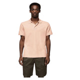 Adidas men's polo salmon pink short sleeve athletic shirt