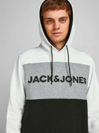 JACK & JONES JJELOGO BLOCKING HOODIE  Logo Hoodie