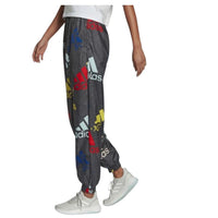 Adidas AOP Multi Color Logo Grey MEN'S & Women's Athletic Workout Pants