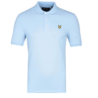 Lyle & Scott Men's short sleeve slim stretch polo Pool Blue