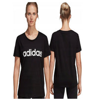 Adidas Women's Lin Slim Tee Black, Casual T-Shirt