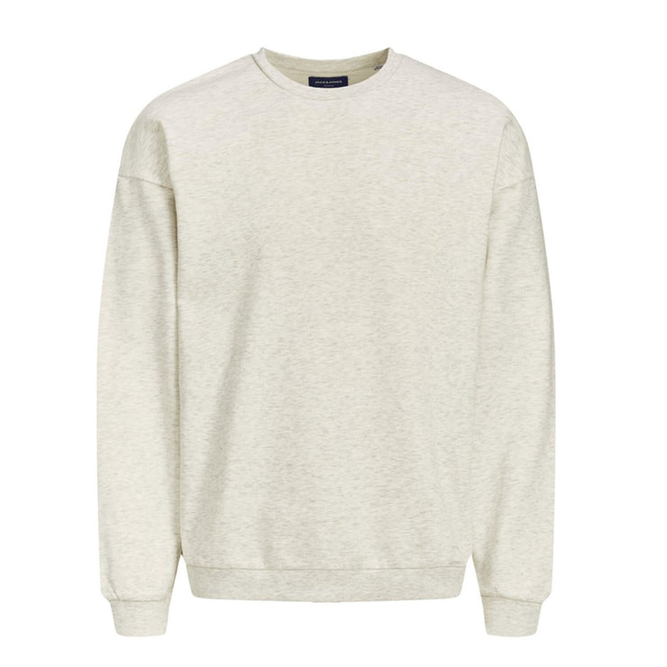 JACK & JONES JORBRINK White Crew Neck Sweatshirt