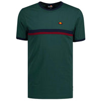 Ellesse Lascio Tee Dark Green Men's Casual T-Shirt Short Sleeve Cotton Top