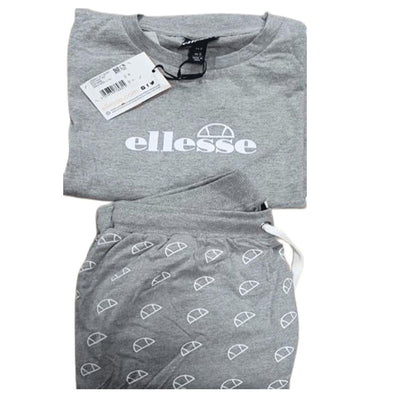 ELLESSE Lassali Tee and Pant Set Grey Men's Casual T-Shirt and Joggers Set